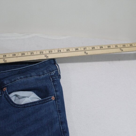 Old Navy Women Blue Jeans Kicker Boot Cut Size 26 Plus Short - Picture 4 of 10